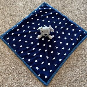 CLOUD ISLAND Target Puppy Dog Plush Stars Blue XL Lovey Security Blanket 29"